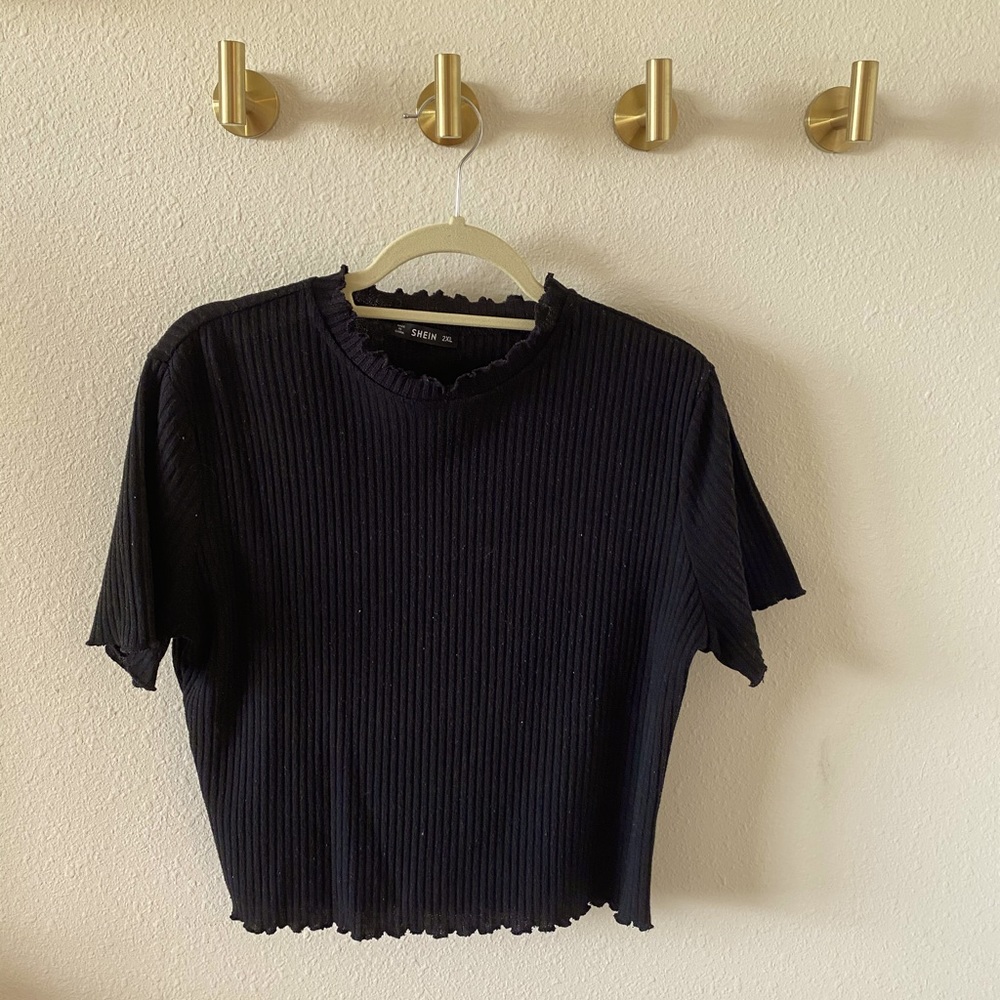 Black Crop Top
